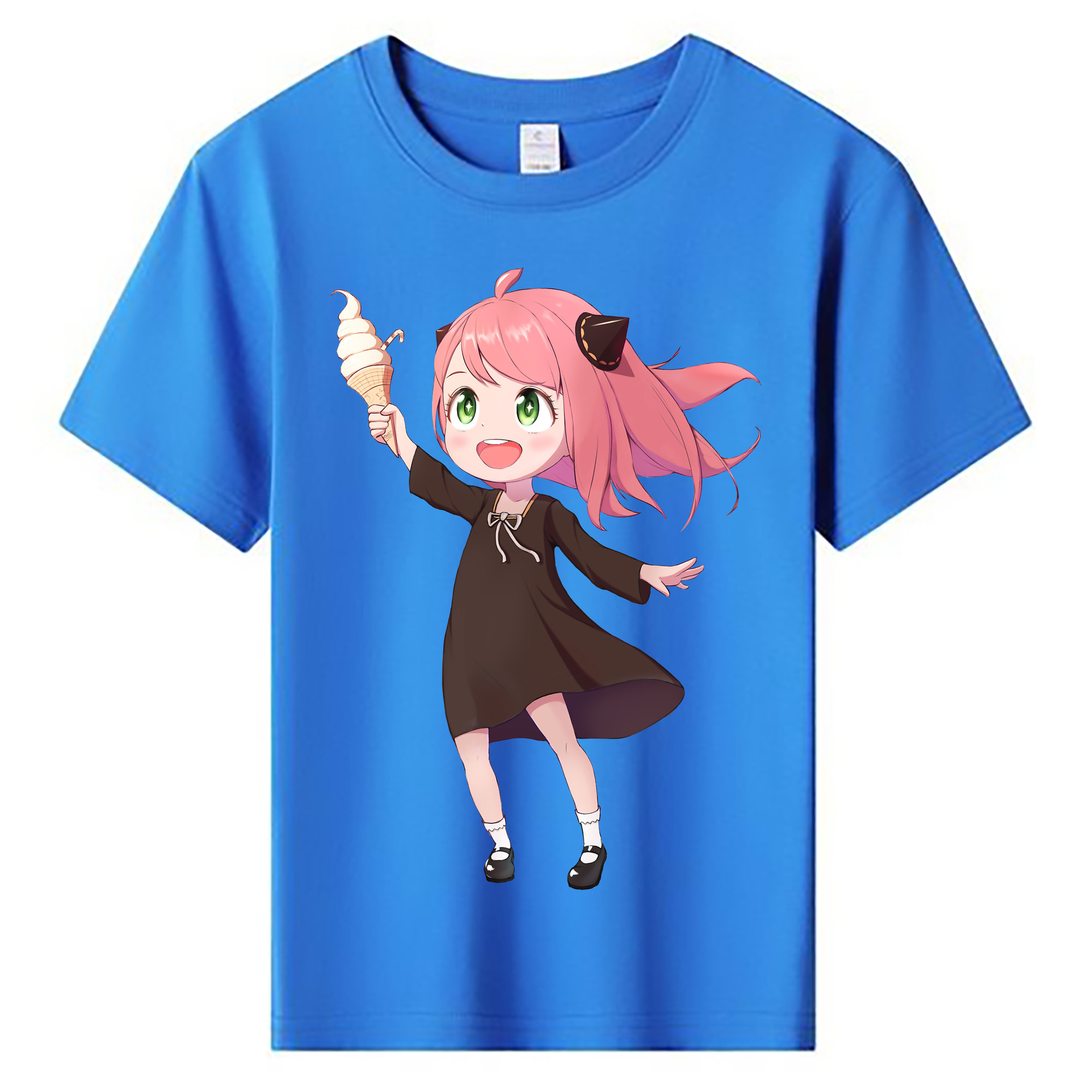 （画像用） SPY×FAMILY间谍家家酒 綿100％キッズTシャツ（フロントプリント）